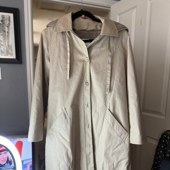 London Fog Jackets & Blazers - London Fog | Vintage Single breasted Trench Coat; Removable hood & liner; Khaki